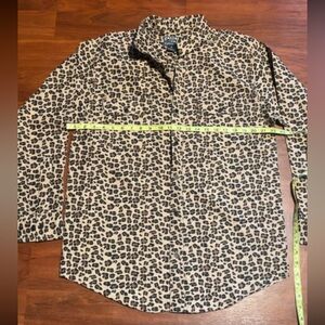 Casual country outfitters Leopard Print Zip-Front Jacket - Tan & Black